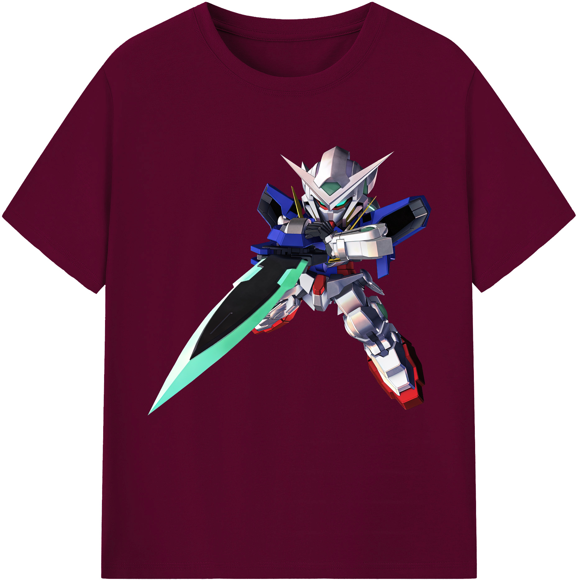 （画像用） 機動戦士ガンダム Mobile Suit Gundam レディースカジュアルプリントTシャツ（綿100％）